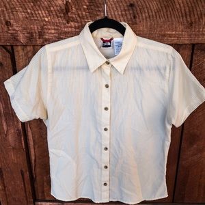 Women’s North Face Yellow Short Sleeve Shirt
